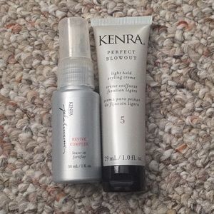 Kenra Hair duo Perf Blowout & Platinum fortifier